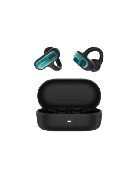 Lenovo X500 | Open-Ear Clip-On Earbuds | Built-In Microphone | Bluetooth | Black