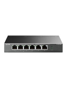 Tp-Link Tl-Sf1006P Przełącznik Sieciowy Nie Zarządzany Fast Ethernet (10/100) Obsługa Poe Czarny