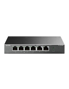 Tp-Link Tl-Sf1006P Przełącznik Sieciowy Nie Zarządzany Fast Ethernet (10/100) Obsługa Poe Czarny 2