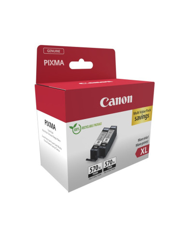Canon 0318C010 Nabój Z Tuszem 2 Szt. Oryginalny Wysoka (Xl) Wydajność Czarny
