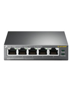 Tp-Link Tl-Sf1005P Przełącznik Sieciowy Nie Zarządzany Fast Ethernet (10/100) Obsługa Poe Czarny 2