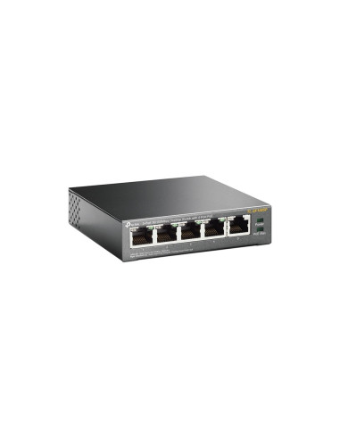 Tp-Link Tl-Sf1005P Przełącznik Sieciowy Nie Zarządzany Fast Ethernet (10/100) Obsługa Poe Czarny