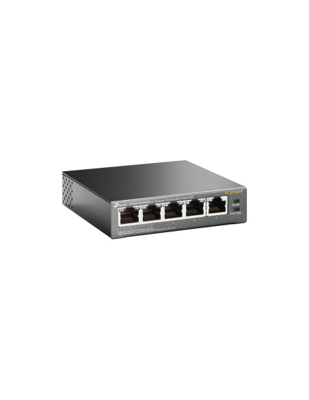 Tp-Link Tl-Sf1005P Przełącznik Sieciowy Nie Zarządzany Fast Ethernet (10/100) Obsługa Poe Czarny