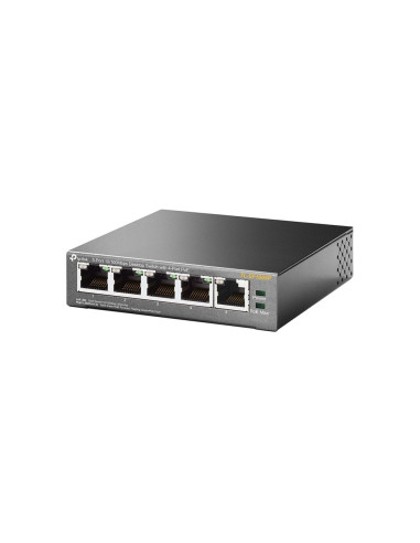 Tp-Link Tl-Sf1005P Przełącznik Sieciowy Nie Zarządzany Fast Ethernet (10/100) Obsługa Poe Czarny