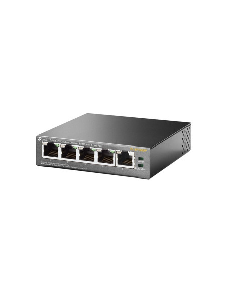 Tp-Link Tl-Sf1005P Przełącznik Sieciowy Nie Zarządzany Fast Ethernet (10/100) Obsługa Poe Czarny