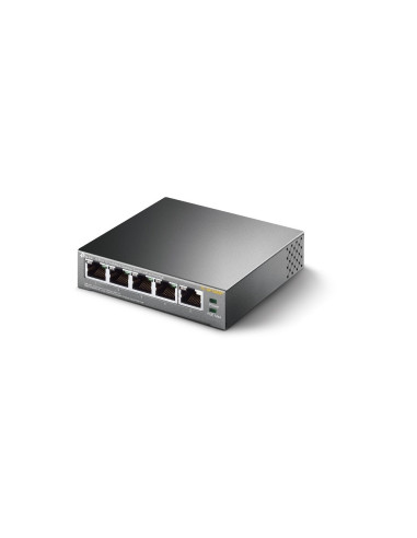 Tp-Link Tl-Sf1005P Przełącznik Sieciowy Nie Zarządzany Fast Ethernet (10/100) Obsługa Poe Czarny