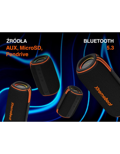 Tracer Xtremebeat Ultra Tws Przenośny Głośnik Bluetooth Czarny 25 W