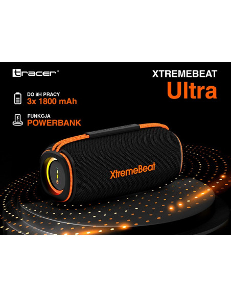 Tracer Xtremebeat Ultra Tws Przenośny Głośnik Bluetooth Czarny 25 W