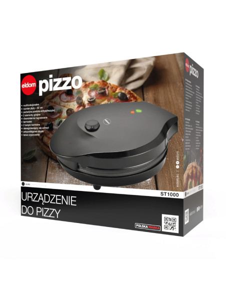 Eldom Urzadzenie Do Pizzy St1000 Pizzo 1450W Średnica Płyt 32 Cm