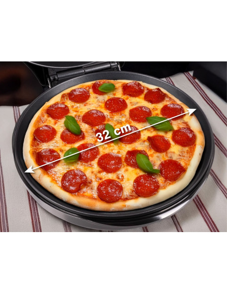 Eldom Urzadzenie Do Pizzy St1000 Pizzo 1450W Średnica Płyt 32 Cm