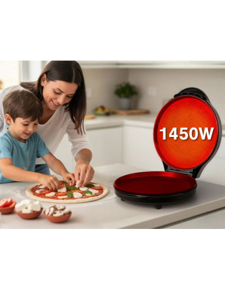 Eldom Urzadzenie Do Pizzy St1000 Pizzo 1450W Średnica Płyt 32 Cm