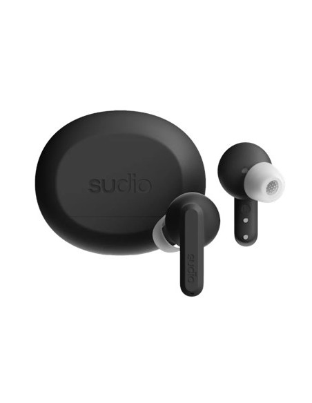 Sudio Earbuds | A3 Pro | Bluetooth | In-Ear | Microphone | Cloudy Black | Noise Canceling | Wireless