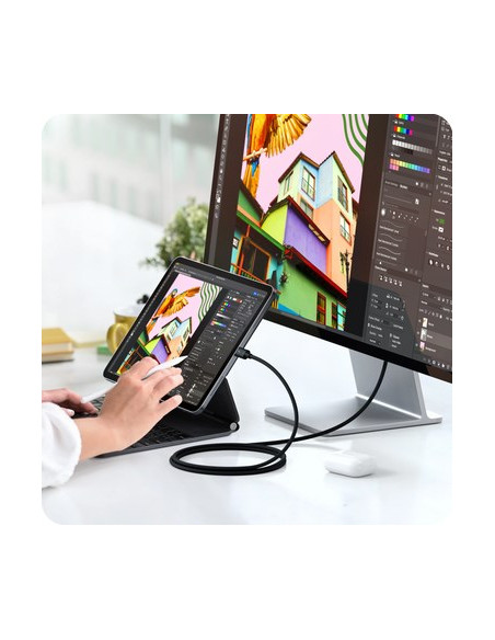 Satechi St-Ytb5100K Kabel Thunderbolt 1 M 120 Gbit/S Czarny