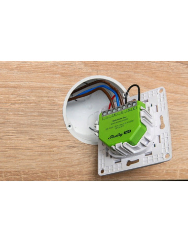 Shelly Dimmer Gen4 Inteligentny Ściemniacz  Wifi Bluetooth, Zielony