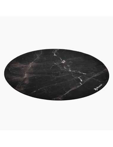 Arozzi Zona Round Floor Pad Czarny, Marmurowy Kolor Mikrofibra, Guma