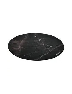 Arozzi Zona Round Floor Pad Czarny, Marmurowy Kolor Mikrofibra, Guma 2