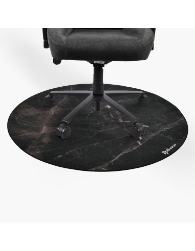 Arozzi Zona Round Floor Pad Czarny, Marmurowy Kolor Mikrofibra, Guma