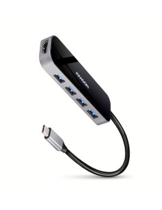 Axagon Hmc-6H4A Stacja Dokująca Przewodowa Usb 3.2 Gen 1 (3.1 Gen 1) Type-C Czarny, Szary 2