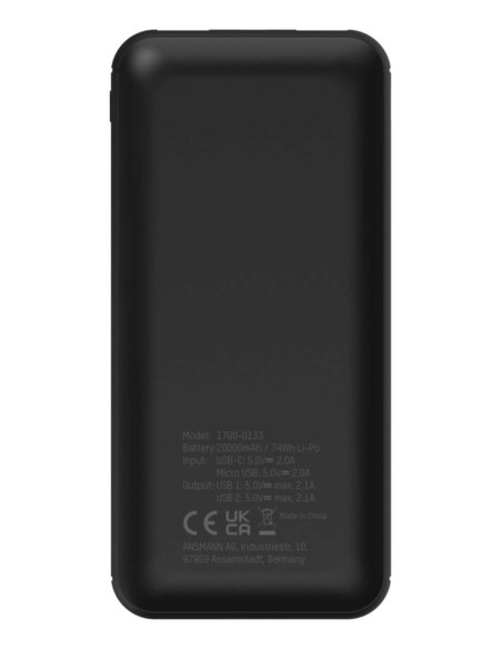 Ansmann Pb212 Litowo-Polimerowy (Lipo) 20000 Mah Czarny