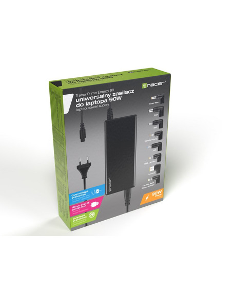 Tracer Prime Energy 90 Adapter Zasilający/ Inwentor Uniwersalne 90 W Czarny