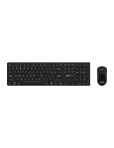 Msi Forge K210 Wireless Combo Klawiatura Dołączona Myszka Dom/Biuro Usb Czarny