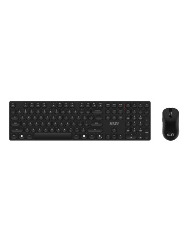 Msi Forge K210 Wireless Combo Klawiatura Dołączona Myszka Dom/Biuro Usb Qwerty Us English Czarny