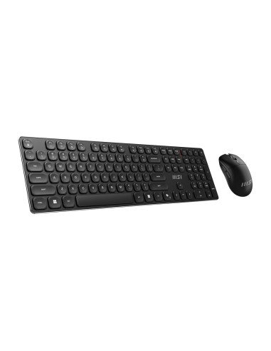 Msi Forge K210 Wireless Combo Klawiatura Dołączona Myszka Dom/Biuro Usb Qwerty Us English Czarny