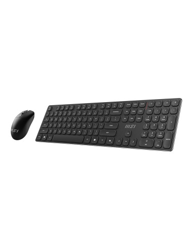 Msi Forge K210 Wireless Combo Klawiatura Dołączona Myszka Dom/Biuro Usb Qwerty Us English Czarny