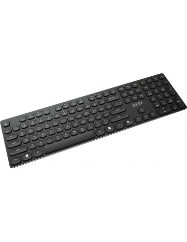 Msi Forge K210 Wireless Combo Klawiatura Dołączona Myszka Dom/Biuro Usb Qwerty Us English Czarny