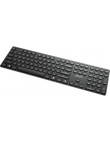 Msi Forge K210 Wireless Combo Klawiatura Dołączona Myszka Dom/Biuro Usb Qwerty Us English Czarny