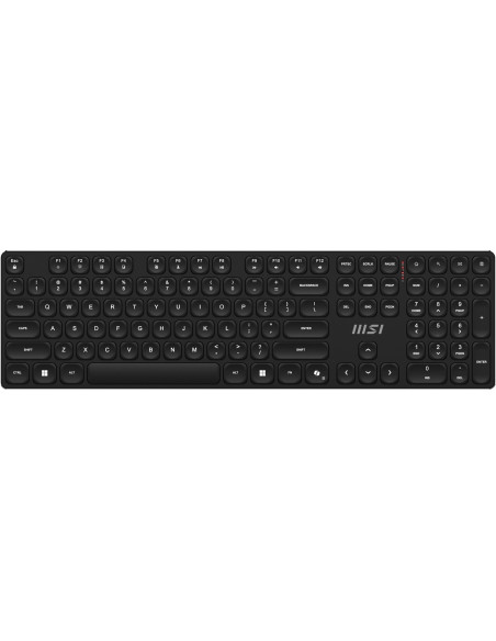 Msi Forge K210 Wireless Combo Klawiatura Dołączona Myszka Dom/Biuro Usb Qwerty Us English Czarny