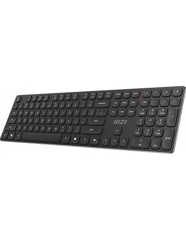 Msi Forge K210 Wireless Combo Klawiatura Dołączona Myszka Dom/Biuro Usb Qwerty Us English Czarny