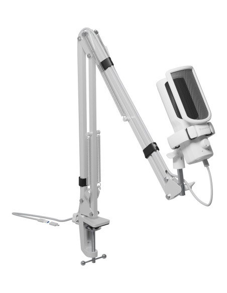 Genesis Radium 251 White Biały Mikrofon Do Konsoli Do Gier