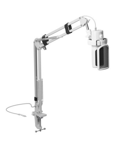 Genesis Radium 251 White Biały Mikrofon Do Konsoli Do Gier