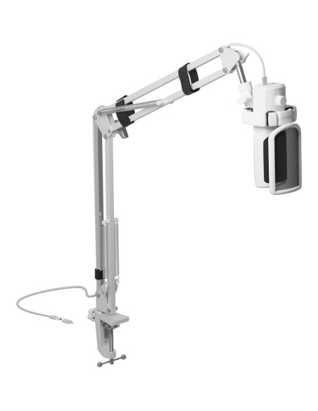 Genesis Radium 251 White Biały Mikrofon Do Konsoli Do Gier