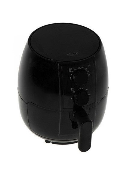 Frytkownica Beztłuszczowa Airfryer Adler Ad 6312 2,5 Litra Czarna