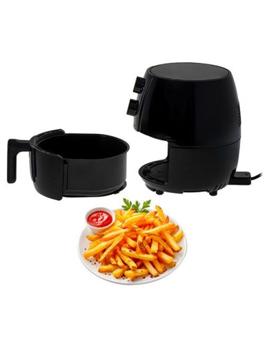 Frytkownica Beztłuszczowa Airfryer Adler Ad 6312 2,5 Litra Czarna