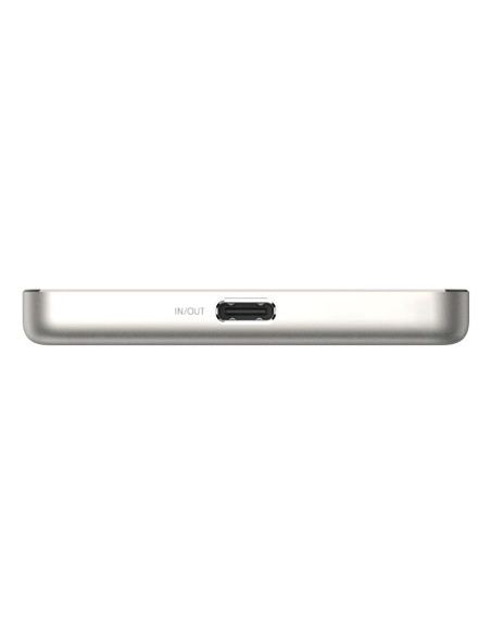 Xiaomi Super Slim Magnetic Power Bank 5000 Litowo-Jonowa (Li-Ion) 5000 Mah Bezprzewodowe Ładowanie Piaskowy