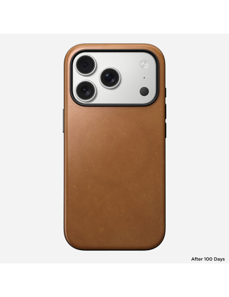 Nomad Modern Leather Case Pokrowiec Na Telefon Komórkowy 16 Cm (6.3") Opalony/Jasnobrązowy