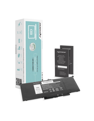 Bateria Movano Do Notebooka Dell Latitude Myj96, 7290, 7390, 7490 (7.4V-7.6V) (5800 Mah)