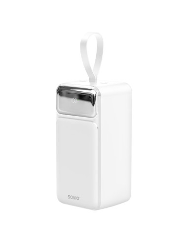 Savio Ba-15 Bank Mocy Litowo-Polimerowy (Lipo) 50000 Mah Biały