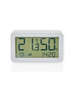 Nedis Zbsc30Wt Cyfrowa Stacja Meteorologiczna Biały Lcd Bateria