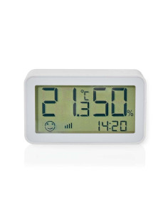 Nedis Zbsc30Wt Cyfrowa Stacja Meteorologiczna Biały Lcd Bateria 2