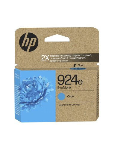 Hp Oryginalny Błękitny Tusz 924E Evomore