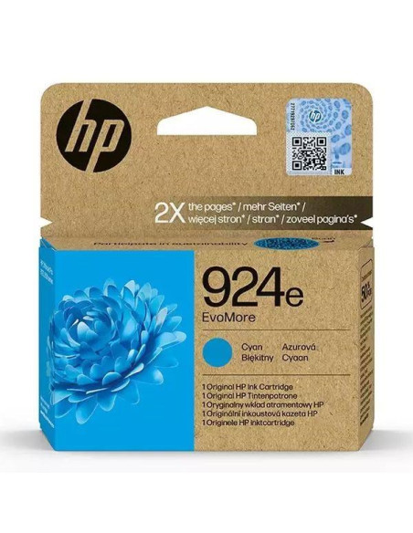 Hp Oryginalny Błękitny Tusz 924E Evomore