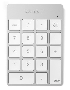 Satechi Aluminum Rechargeable Bt Keypad Silv. Gr Numeryczna Bluetooth Srebrny