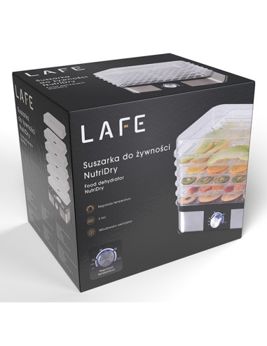 Lafe Nutridry Stal Nierdzewna, Czarny 250 W