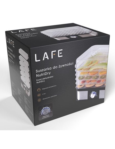 Lafe Nutridry Stal Nierdzewna, Czarny 250 W