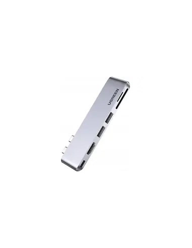 Ugreen 80856 Stacja Dokująca 2 X Usb 3.2 Gen 2 (3.1 Gen 2) Type-C Aluminium