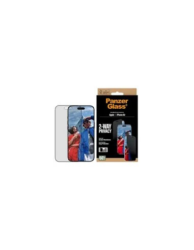 Panzerglass ® 2-Way Privacy Screen Protector Iphone Air | Ultra-Wide Fit W. Easyaligner Przezroczysta Ochrona Ekranu Apple 1 Szt